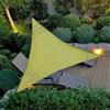 INSIS FEMME Baldacchino per vela parasole triangolare pieghevole impermeabile per attività all'aperto Tenda da cortile Tende da campeggio Panno parasole - 1pc green