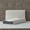 Comfy Line - Cuscino Cervicale in Memory Foam Guanciale da Letto per Dormire 70x40 Ortopedico Altezza 10 | 8 | 9 cm. Modello Ortocervicale Forato. Fodera Cotone Sfoderabile. Made in Italy 100%