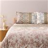 Bassetti Granfoulard Completo Letto Copripiumino Matrimoniale, Copripiumone Due Piazze in Percalle di Cotone, Sacco copri piumino Maxi, Lenzuolo Sotto con angoli, 2 Federe Agrigento 42