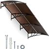 IDZO 40''x120'' Awnings for Doors, SPF 50+ UV-Protective Window Awning Exterior with Aluminum Alloy Connector, Use for Front Doors/Windows Overhang Awning for Sun Shutter, UV, Rain, Snow Protection
