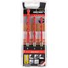 Alpen Alpi hartmetall-trapano multiuso Profi Multicut, 0,64 cm esagonale-cilindro, diametro 5/6/8 mm, L 100/120 mm come 3-pezzi Set in scatola di plastica cassetta, 100803100