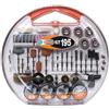 GP Accessori Per Mini Trapano In Kit Indicati Per Smerigliare, Lucidare, Levigare, Pulire, Tagliare, Intagliare, Incidere Su Legno, Metallo, Plastica, Ceramica, Vetro. Accessori Universali Per Tutti I Mini Trapani In Commercio. In Valigetta Plastica.
