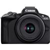 CANON Fotocamera mirrorless Canon EOS R50 + RF18-45mm IS STM + RF55-210mm f/5-7.1 I
