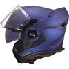LS2, Casco Moto Modulare ADVANT X SOLID Navy Blue, 3XL