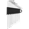 Duokon Set di Chiavi Torx Chiavi Allen, 9 Pezzi Chiavi a Brugola Chiavi Esagonali a Forma di L per Auto, Bici, Mobili, Elettrodomestici, T6-T27 in un Supporto Pratico Sportellino