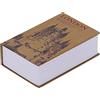 Leftwei Cassaforte per Libri con Lucchetto a Combinazione, Scatola di Immagazzinaggio per Libri Diversivi, Scatola per Nascondere i Soldi Custodia Durevole per la Scuola
