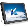 Garsent Televisore Portatile, da 12 pollici TV Digitale, porta USB di Supporto, Piccolo, Analogico Con Caricabatterie per supportare auto da 12 V, 1500 mAh