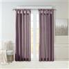 Madison Park Emilia - Tenda singola in finta seta con fodera per la privacy, con passanti intrecciati fai da te, per soggiorno, camera da letto e dormitorio, 274 x 127 cm, viola