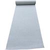 LaVelahome Tappeto Nuziale Bianco Passatoia Matrimonio Chiesa Rotolo (CON PELLICOLA, m 1 x 30)