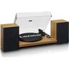 Lenco Giradischi Trasmissione a Cinghia Manuale 33/45 giri Bluetooth colore Wood- LS-500OK