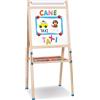 LISCIANI Montessori lavagnona legno cresce con te