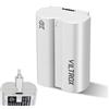 Viltrox batteria NP W235 - n. 2 pezzi - dedicata Fujifilm X - ricarica tramite porta USB-C