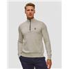 Aeronautica Militare Maglione Grigio In Lana Da Uomo Aeronautica Militare