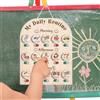 Tabella della routine giornaliera per bambini, tabellone con programma