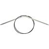 Prym 211279 - Ferri circolari in alluminio, 80 cm, 4,50 mm, colore: Grigio