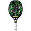 HIGH POWER HP KOBRA, Racchetta Beach Tennis 100% Fibra di Carbonio + Kevlar - Superficie ruvida - Eva High Power- Leggera e Bilanciata - Profilo 22 mm - Custodia inclusa