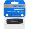 Shimano SH687, Pattini Freno MTB, Nero, L