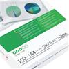 GBC Pouch Confezione da 100 Buste per Plastificazione a Caldo, con Finitura Lucida, in Formato A4, Spessore di 2 x 75 Micron, 216 x 303 x 2 mm, 3740400