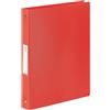 Viquel - Raccoglitore flessibile A4 MAXI FEEL'EASY - 4 anelli - Dorso 4 cm - Per documenti A4 - In plastica resistente - Etichetta identificativa sulla fetta - Rosso
