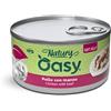 Oasy Natury Soft Jelly Pollo con Manzo per Gatti 85g - 85 g, Singola