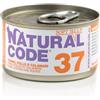Natural Code 37 Jelly Tonno, Pollo, Calamari per Gatti 85gr - 85 g, 6 pezzi
