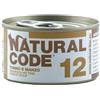 Natural Code KIT 12x Natural Code Tonno e Manzo per Gatti 85gr - 85 g, 12 pezzi - PREZZO A CONFEZIONE