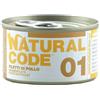 Natural Code KIT 6x Natural Code Filetto di Pollo per Gatti 85gr - 85 g, 6 pezzi - PREZZO A CONFEZIONE