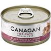 Canagan Tonno con Salmone Umido per Gatti 75gr - 75 g, Singola