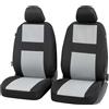 Walser Coprisedili auto Glasgow Coprisedili anteriori, Rivestimenti auto universali nero-grigio, Rivestimenti poliestere 13326