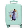 Disney Wish Dreamer Luggage - Bagaglio a mano per ragazzi e ragazze, Dreamer Side Combination Lock con 4 ruote, realizzato in ABS, un materiale rigido e leggero.