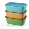Guzzini Set 3 Contenitori Everfresh Rettangolare