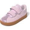 adidas VL Court 3.0 Shoes Infants, Scarpe Unisex-Bimbi 0-24, Clear Pink/Clear Pink/Gum, 21 EU