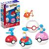 Mega Brands MEGA Pokémon - Squadra di Tipo Acqua, set da costruire con 79 pezzi, include Squirtle, Magikarp, Shellder, Quaxly e 4 Poké Ball con perni, giocattolo per bambini, 6+ anni, JCT42