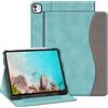 FINTIE Custodia per iPad Pro 13 Pollici (M5 2025 / M4 2024) con Portapenna, Multi-angli Slim Fit Folio Cover Case con Pocket e Auto Sveglia/Sonno, Turquoise