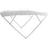 FORNAUTICA CAPOTTINA TENDALINO PARASOLE BIANCO 4 ARCHI ALTEZZA 150 CM PER BARCA E GOMMONE