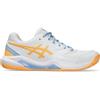 ASICS Gel-Dedicate 8 Padel, Sneaker Donna, Bianco Arancione Glow, 40.5 EU