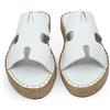 Bonateks Frrbtrlk100260, Cuneo Sandalo Donna, Bianco, 40 EU