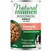 TRAINER NATURAL CANE UMIDO MEDIUM - MAXI ADULT BOCCONCINI CON SALMONE E VERDURE 415 G