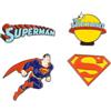 Grupo Erik: Set di 4 Spille da collezione in metallo di Superman, Spille personalizzate DC Comics/Merchandising Ufficiale, Superman 2025, Gadget Supereroi