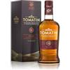 Tomatin 14 YO Whiskey - Highland Single Malt Scotch Whisky Maturato in Botti di Porto e Bourbon, 46%, Bottiglia in Vetro da 70cl