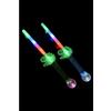 Smiffys Bacchetta magica con dinosauro illuminata a LED, Batterie incluse, 38 cm Halloween