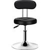 PenghaiYunfei Home Office Sedia Sedias ergonomica da Scrivania Sedias per Computer Altezza Regolabile Mid Back Task Chair Sedia Multiuso da Scrivania per Ufficio Barber Shop per Uomini Donne (Nero)