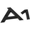 Audi 82A071803 scritta A1 logo nero Tuning Exclusive Black Edition emblema autoadesivo