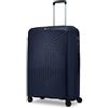 Ciak Roncato R Roncato Hexa Trolley taglia L 4R Polipropilene ultraleggero, blu navy, 77x31x52 cm, Valigia rigida ultra leggera