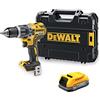 Dewalt Trapano avvitatore a percussione a batteria DCD796D2QW in valigia, 1 batteria da 1,7 Ah, caricatore