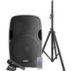 GEMINI AS 12 BLU PACK CASSA ATTIVA 12" BLUETOOTH + LETTORE MP3 STATIVO MICROFONO
