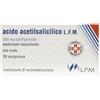 Lab.farmacologico Milanese Acido Acetilsalicilico 500mg Medicinale Analgesico 20 Compresse
