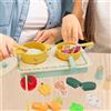 Set da cucina in legno giocattoli per il cibo educativo per bambini 3 4 5