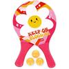 Legami - Racchettoni da Spiaggia - Beach Rackets, 2 Racchette Mare e 3 Palline, Impugnatura Ergonomica, Custodia Inclusa, Racchetta Tennis Bambini Adulti, da Usare in Giardino, Daisy