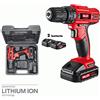 Valex TRAPANO AVVITATORE A BATTERIA VALEX 2 BATTERIE 18V LI-HOME N 218 1429417
